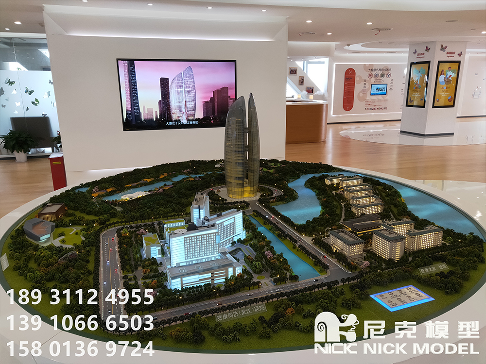 石家庄沙盘模型制作，环境景观部分如何制作